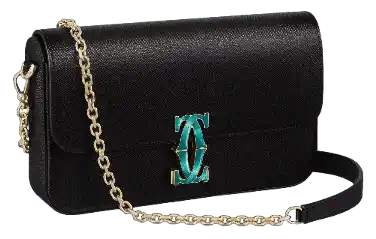 Cartier Mini Chain Bag, C De Cartier - Black