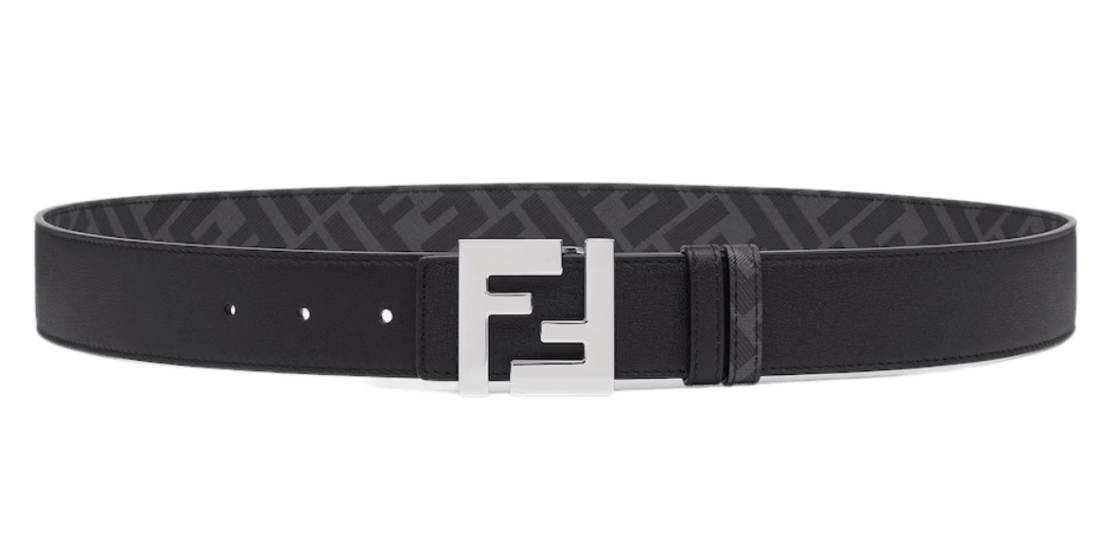 Fendi Timeless Squared FF Belt - Black