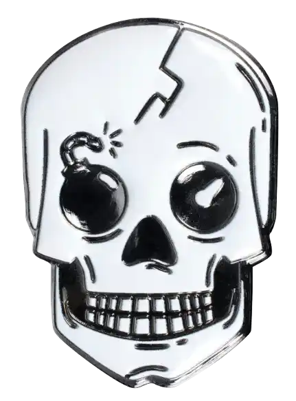 Call of Duty Search & Destroy Skull Pin