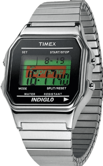 Supreme Timex Digital Watch - Silver