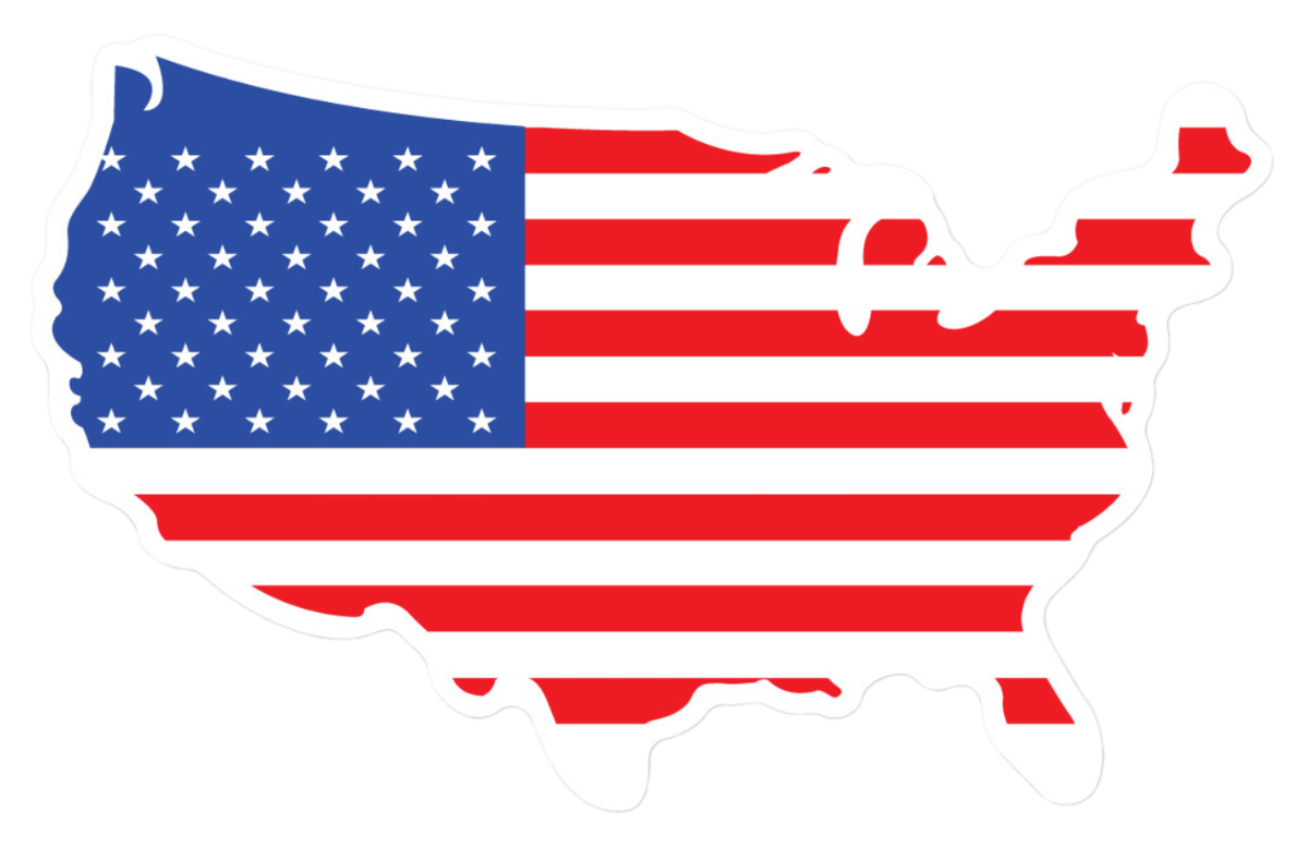 USA Flag Sticker