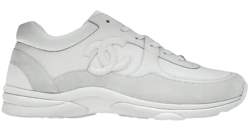 Chanel CC - White Suede