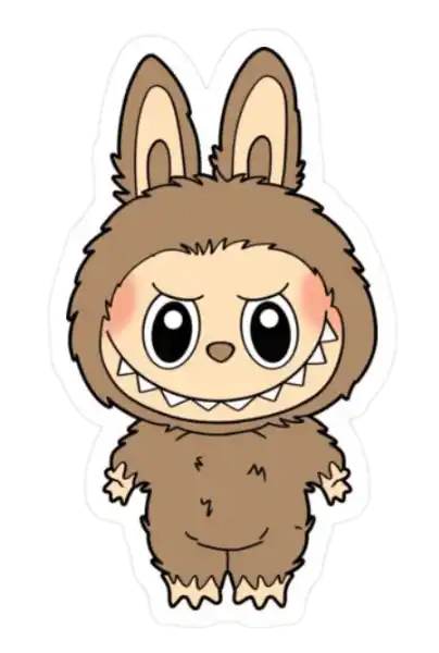 Labubu Toffe Sticker