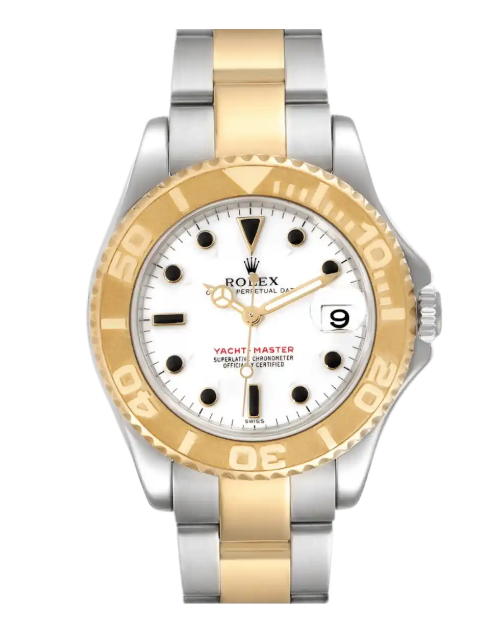 Rolex Yacht-Master White Dial - 35mm, Steel and Yellow Gold (2002)