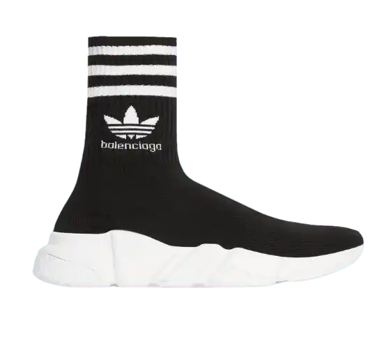 Balenciaga Men's Adidas Speed Sneaker - Black