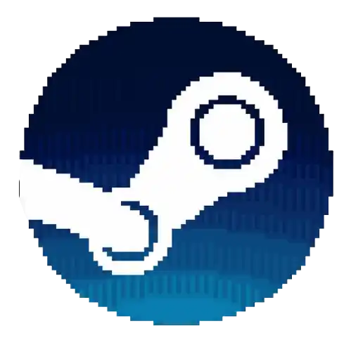 Steam Pixel Sticker