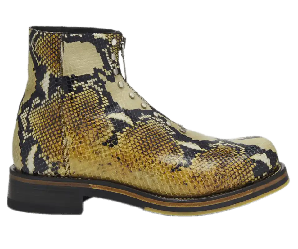 McQueen Maker Zip Boot - Natural
