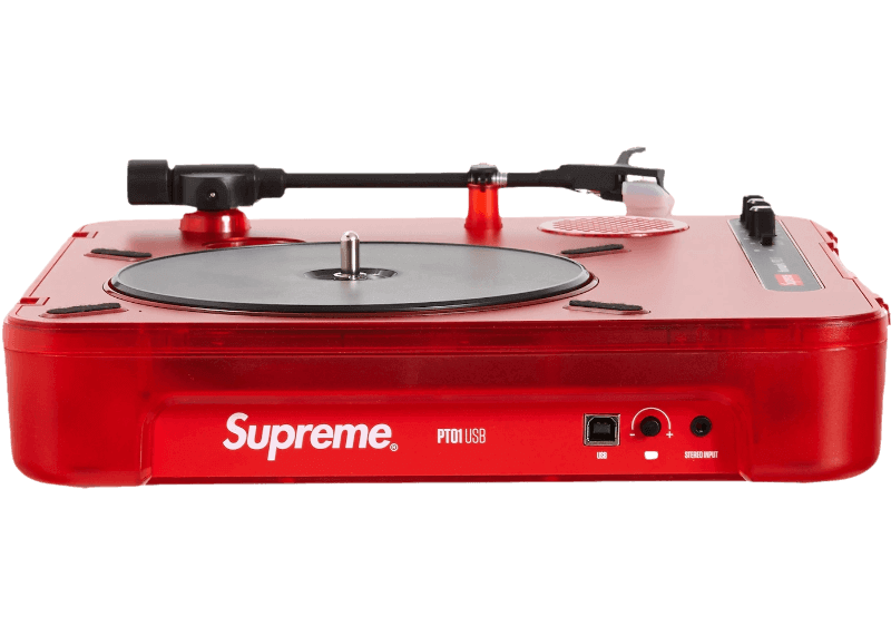 Supreme Numark PT01 Portable Turntable US Plug - Red