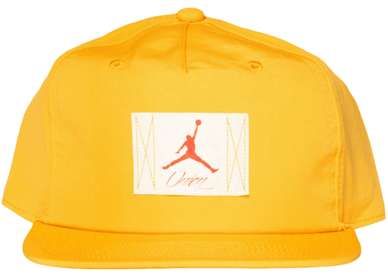 Jordan x Union Cap - Sport Gold/Habanero Red