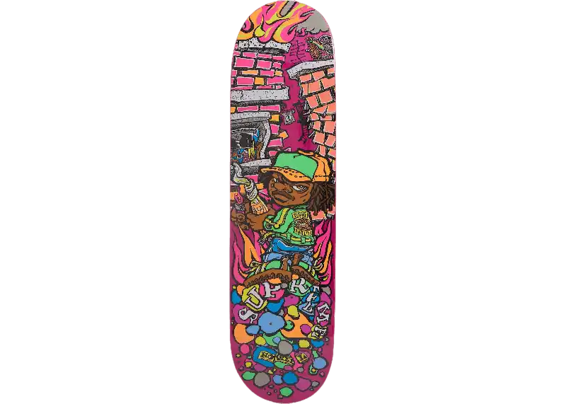 Supreme Molotov Kid Skateboard Deck - Pink