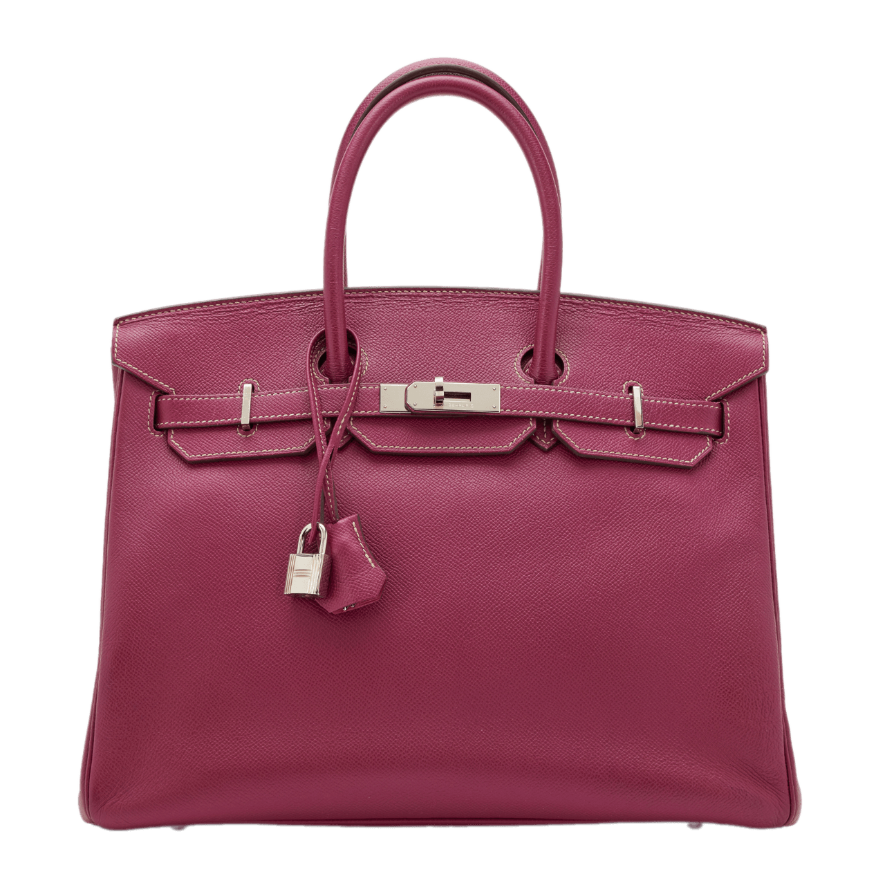 Hermès Tosca and Rose Tyrien Candy Epsom Birkin 35 Palladium Hardware, 2012
