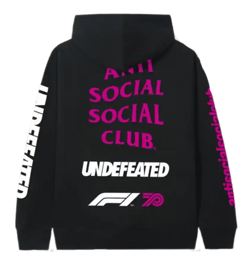 Anti Social Social Club UNDFTD X F1 Hoodie - Black