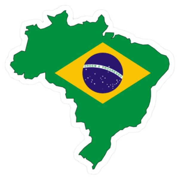 Brazil Flag Sticker
