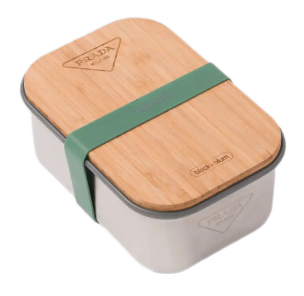 Prada Stainless Steel Sandwich Box