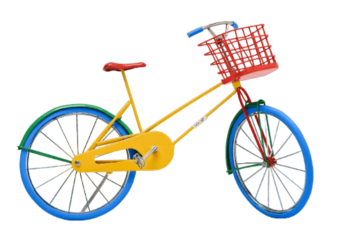 Google Bike Figurine