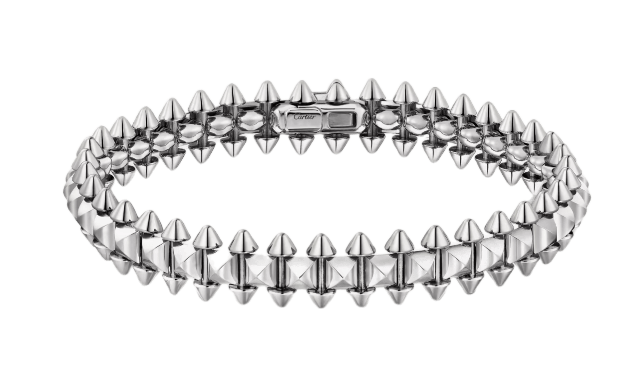 Clash de Cartier Bracelet, Flexible Medium Model - White Gold