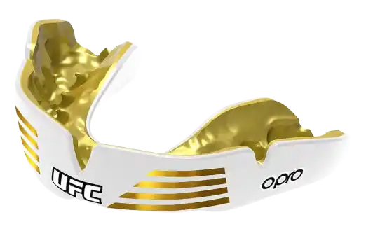 Unisex Opro White/Gold UFC Instant Custom Mouthguard