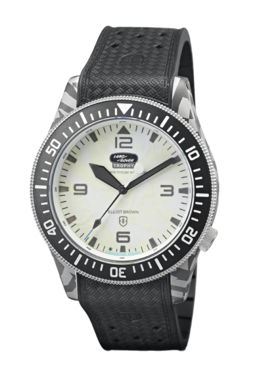 Elliot Brown Land Rover Trophy II Snow Limited Edition - 43mm, Steel
