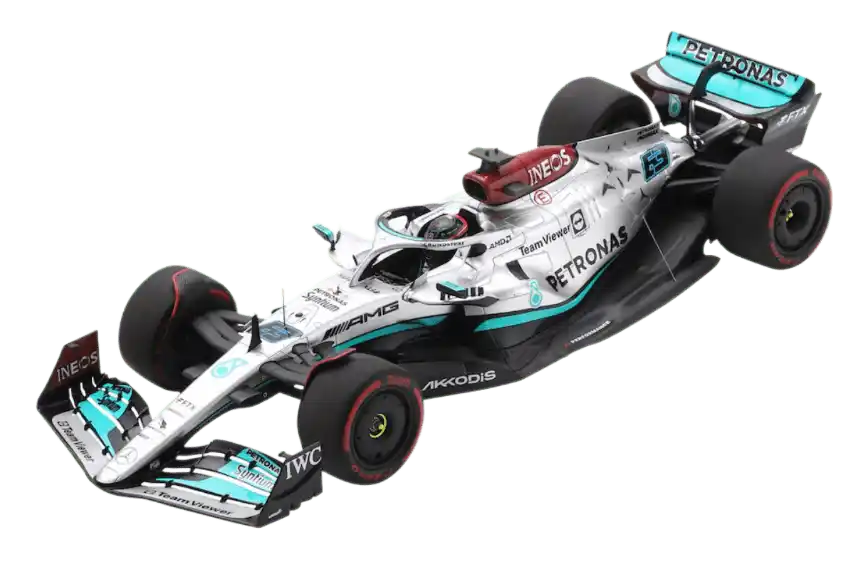 Mercedes AMG Petronas F1 No.44 W13 E Performance 4th Bahrain GP - George Russell 1:18 Model