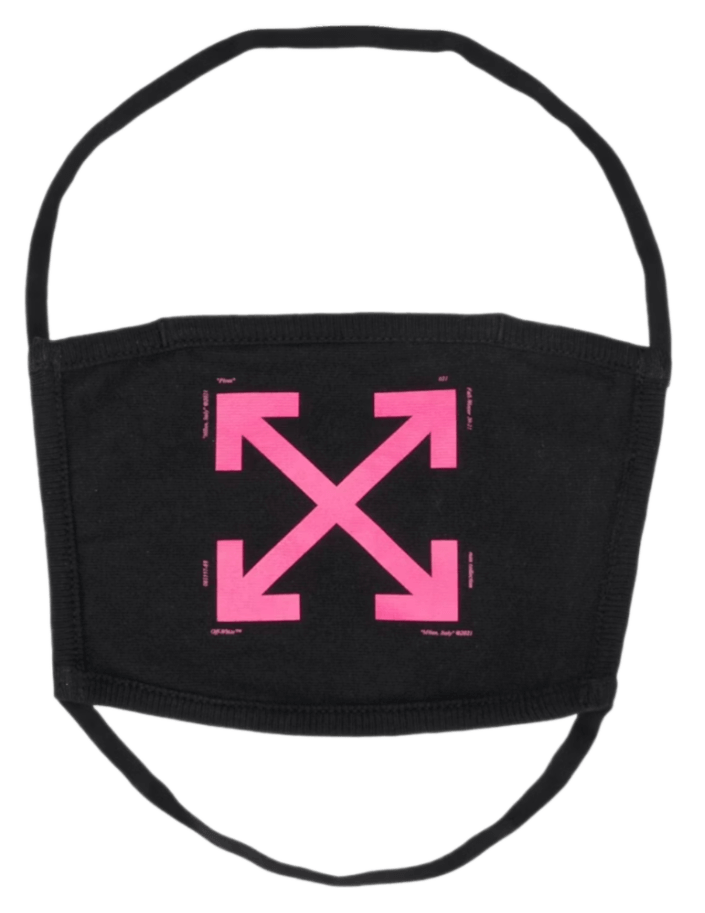 Off-White Arrows Over The Head Face Mask - Black/Fuchsia