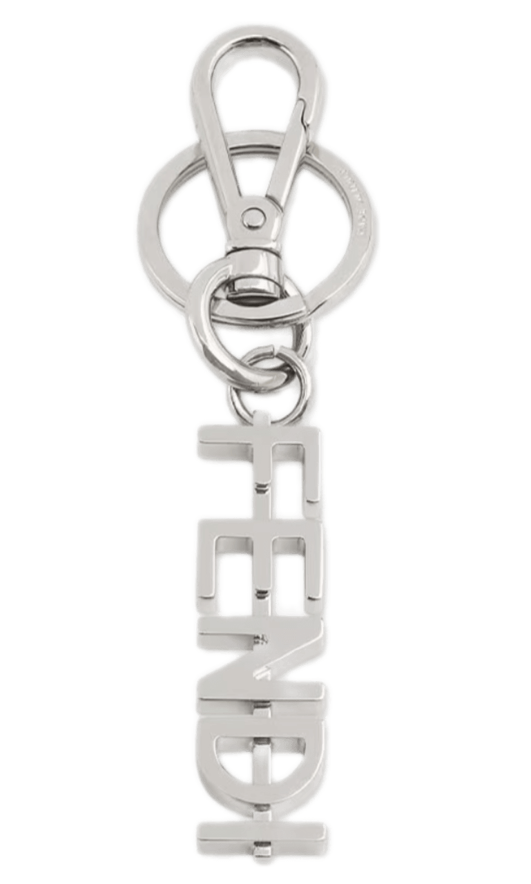 Fendi Fendigraphy Key Case - Silver