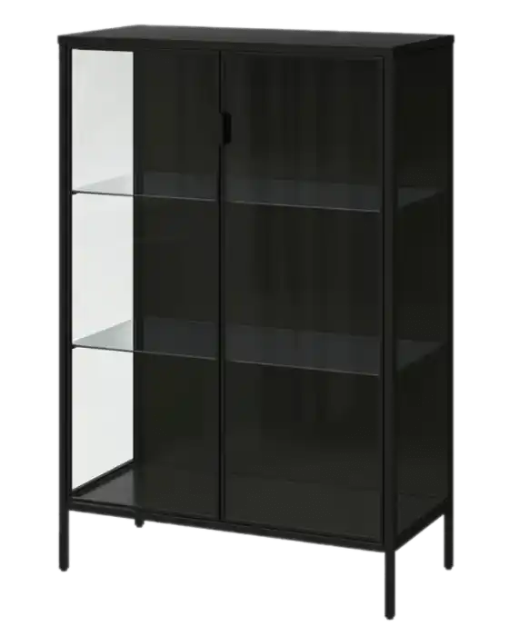 RUDSTA Glass-door Cabinet - Anthracite
