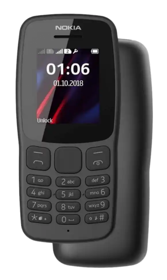 Nokia 106 - Dark Gray, 4GB
