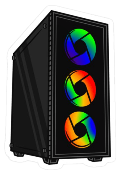 Gaming PC Sticker