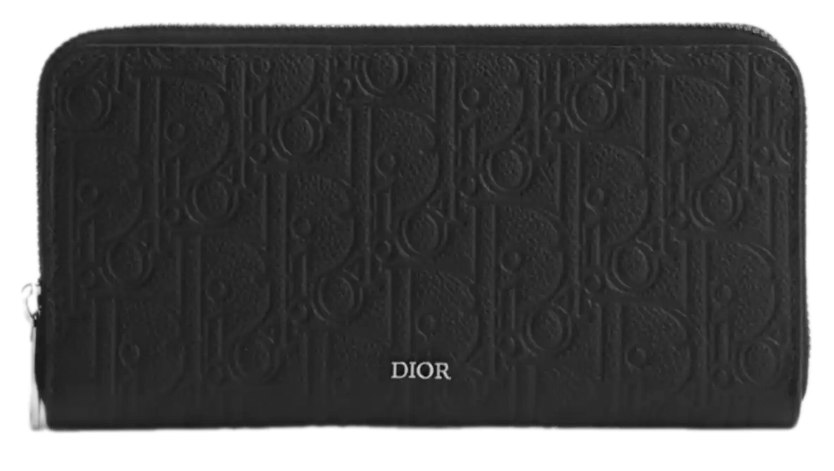 Dior Zipped Long Wallet - Black Dior Gravity Leather