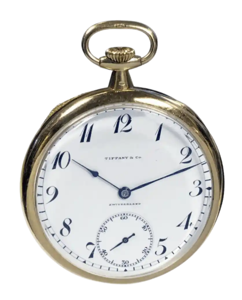 Tiffany and Company Patek Philippe Antique Yellow Gold Pocket Watch (1920)