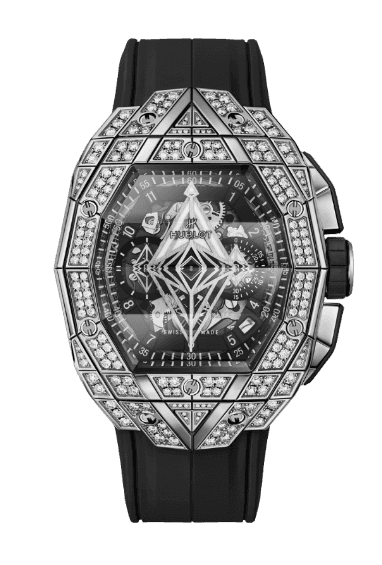 Hublot Big Bang Sang Bleu Titanium Pavé - 42mm, Titanium, Diamonds