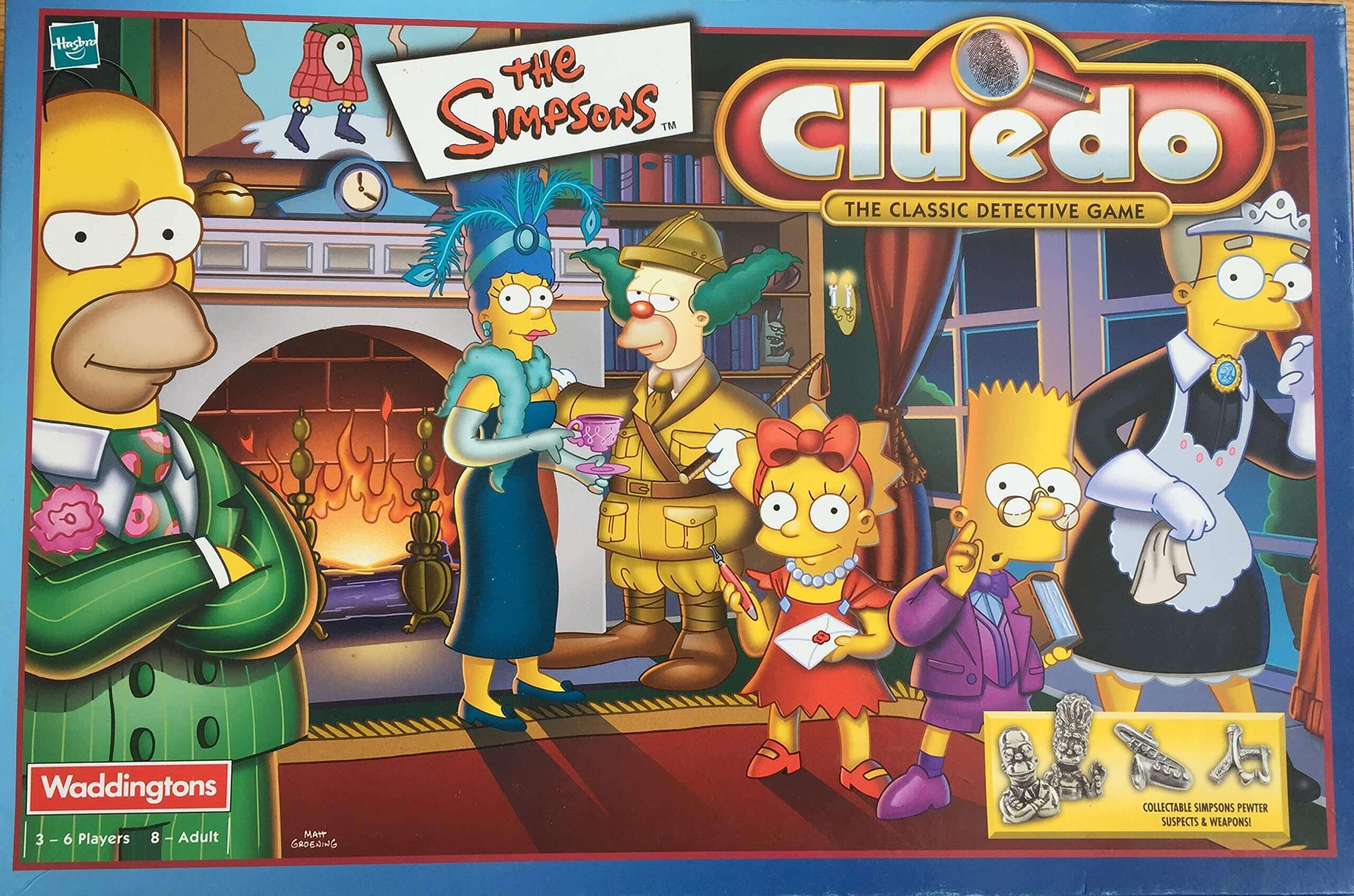 Hasbro Simpsons Cluedo