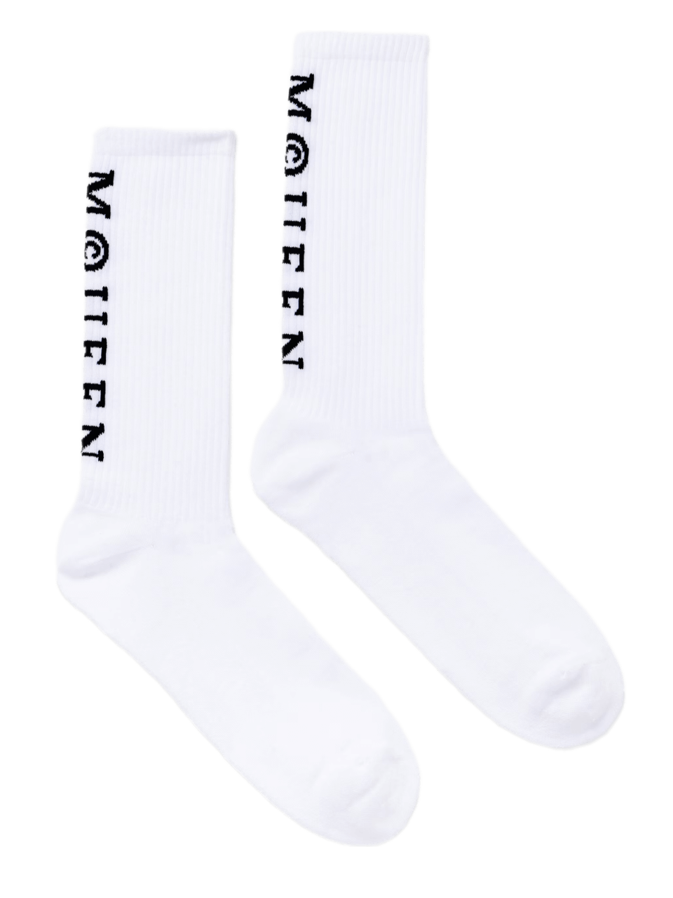 McQueen Logo Socks - White/Black