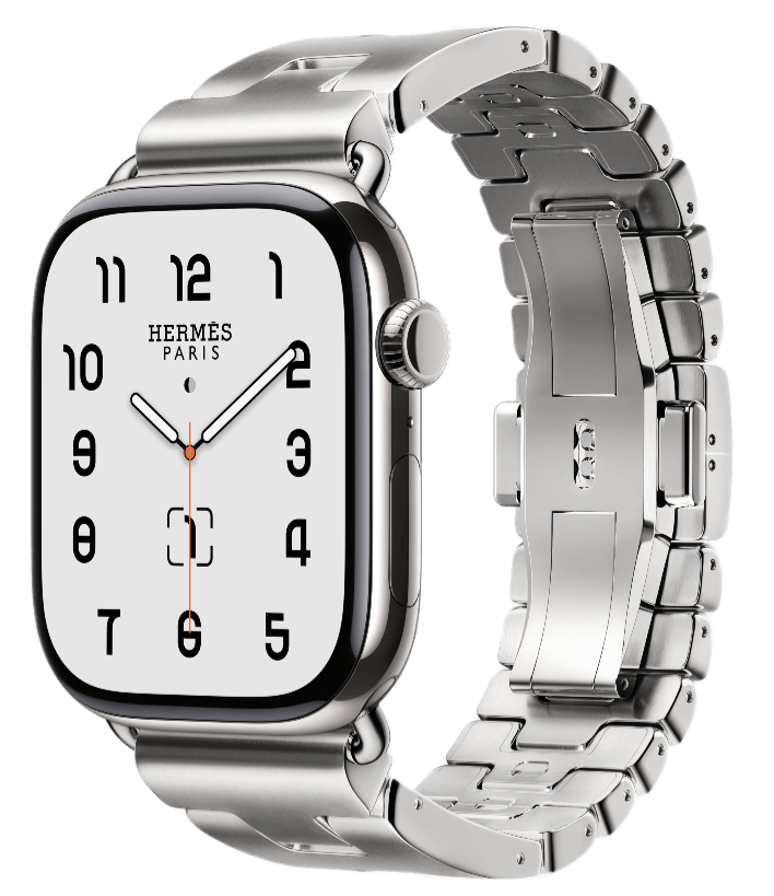 Apple Watch Hermès Series 11 - 46mm, Grand H (Satiné)