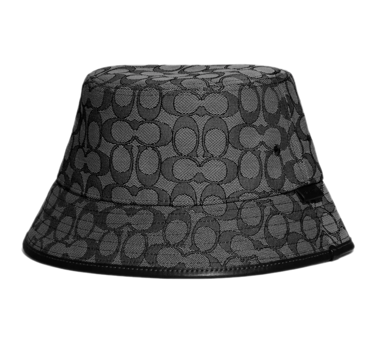 Coach Signature Jacquard Bucket Hat - Charcoal