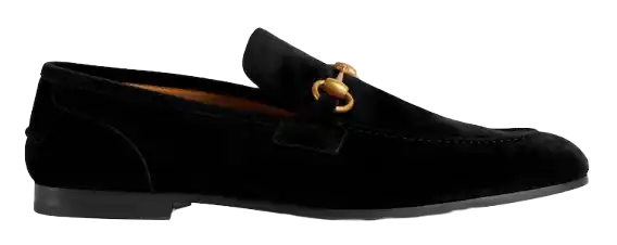 Gucci Jordaan Loafer - Black Suede