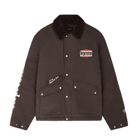 Represent Utility Carpenter Jacket - Vintage Brown