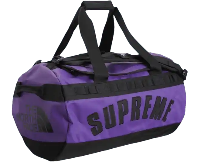 Supreme The North Face Arc Logo Small Base Camp Duffle Bag - Purple