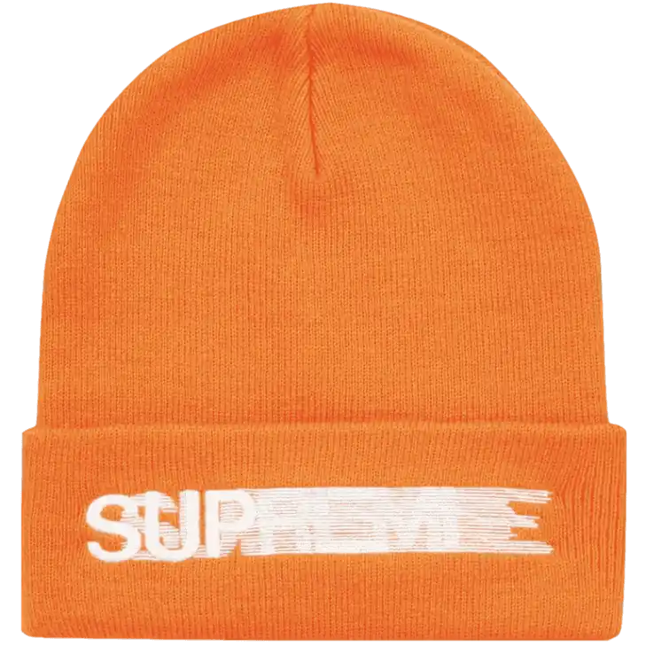 Supreme Motion Logo Beanie (SS23) - Orange