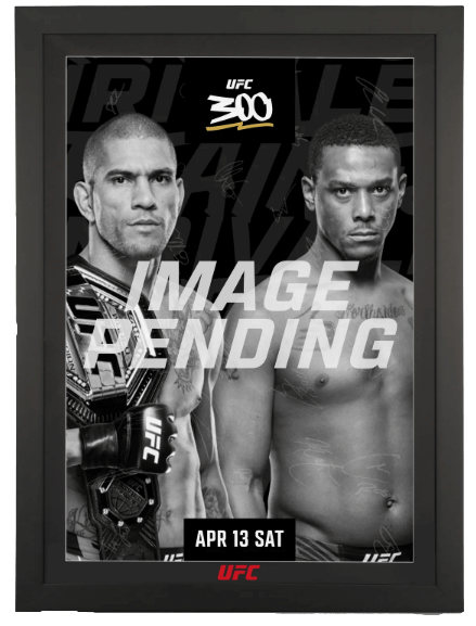 UFC 300: Pereira Vs Hill Autographed Event Poster