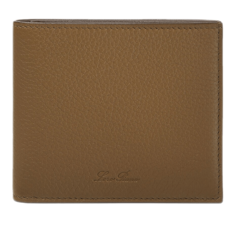 Loro Piana Calfskin Extra Compact Wallet - Salty Capers