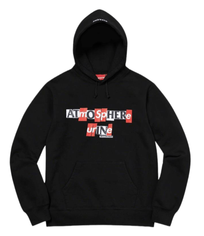 Supreme Antihero Hooded Sweatshirt - Black