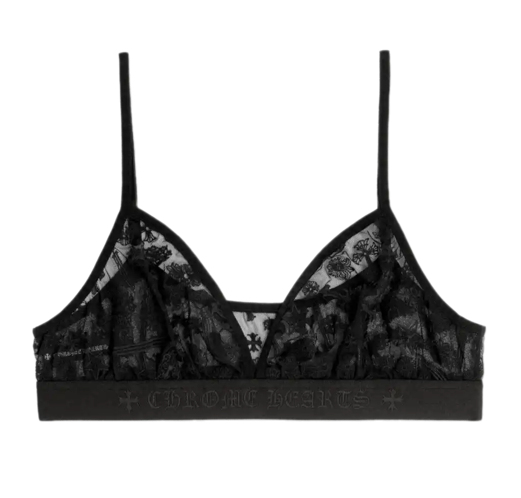 Chrome Hearts Lace Triangle Bralette