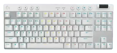 Logitech G PRO X TKL LIGHTSPEED Wireless Gaming Keyboard - White