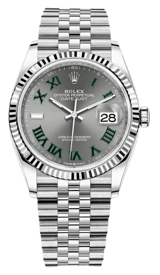 Rolex Datejust Slate Roman Dial - 36mm, Steel (2024)