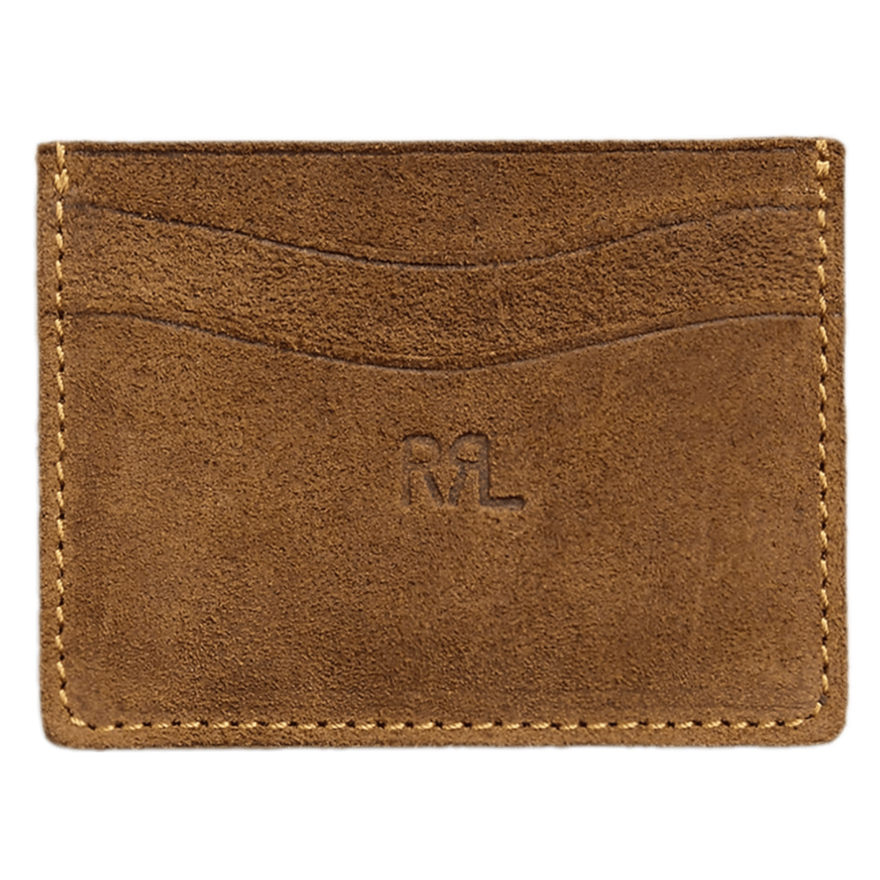 RPL Limited-Edition Suede Card Holder - Pale Russet