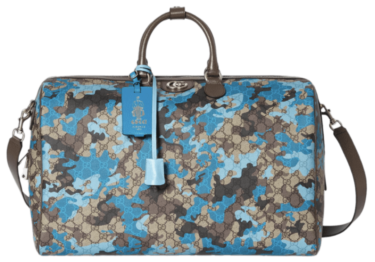 Gucci GG Large Duffle Bag - Blue