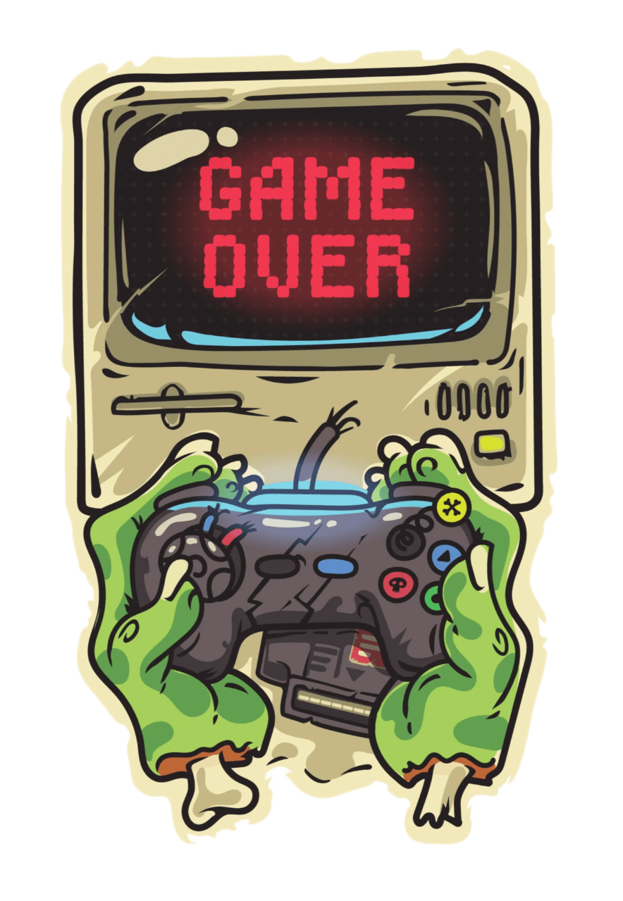 Game Over Sticker