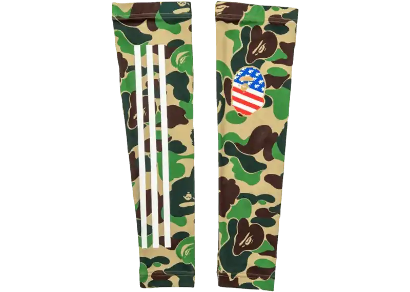 BAPE x Adidas Arm Sleeves - Green