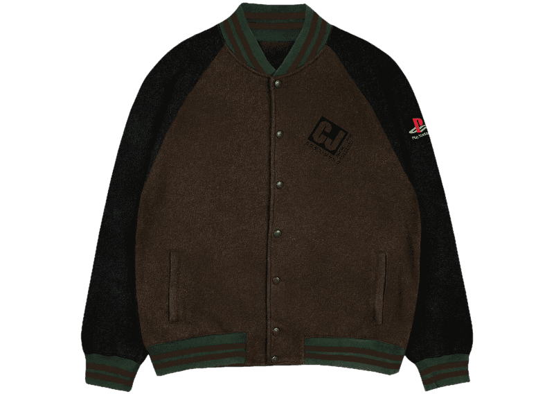 Travis Scott PS Crew Varsity Jacket - Brown/Black
